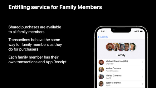 Explore Family Sharing for in-app purchases