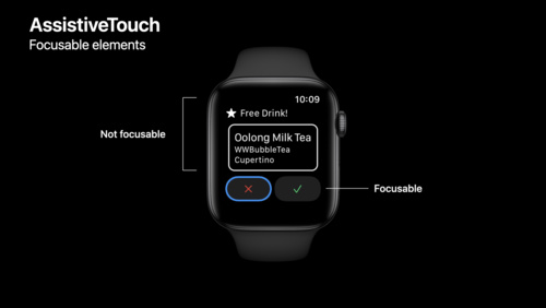 Create accessible experiences for watchOS