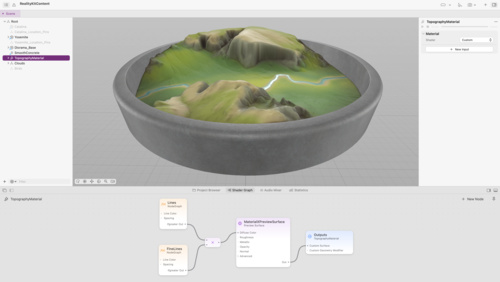 Explore materials in Reality Composer Pro