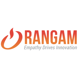 Rangam Logo with tagline, Empathy Drives Innovation
