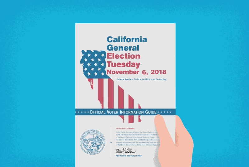 cover page of state voter information guide