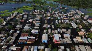 Inundaciones en el Amazonas, Brasil.