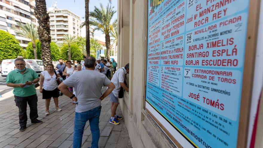 La Plaza de Toros de Alicante inicia la venta de entradas sueltas para la Feria de Hogueras