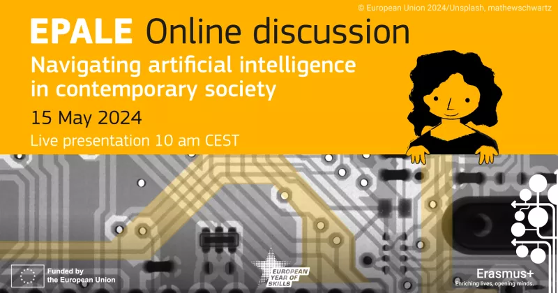 Epale Online Discussion - navigating artificial intelligence in contemporary society.