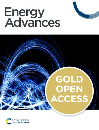 Energy Advances journal front cover