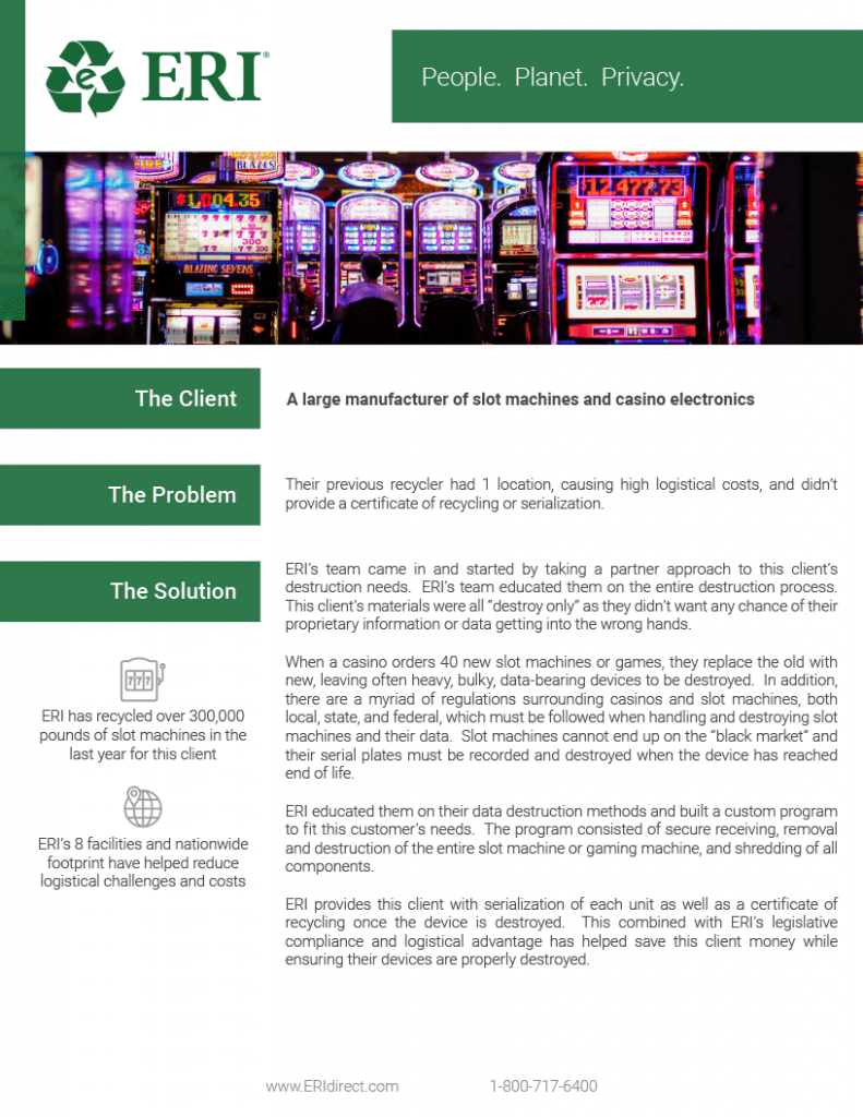 Screenshot of our Casino Whitepaper