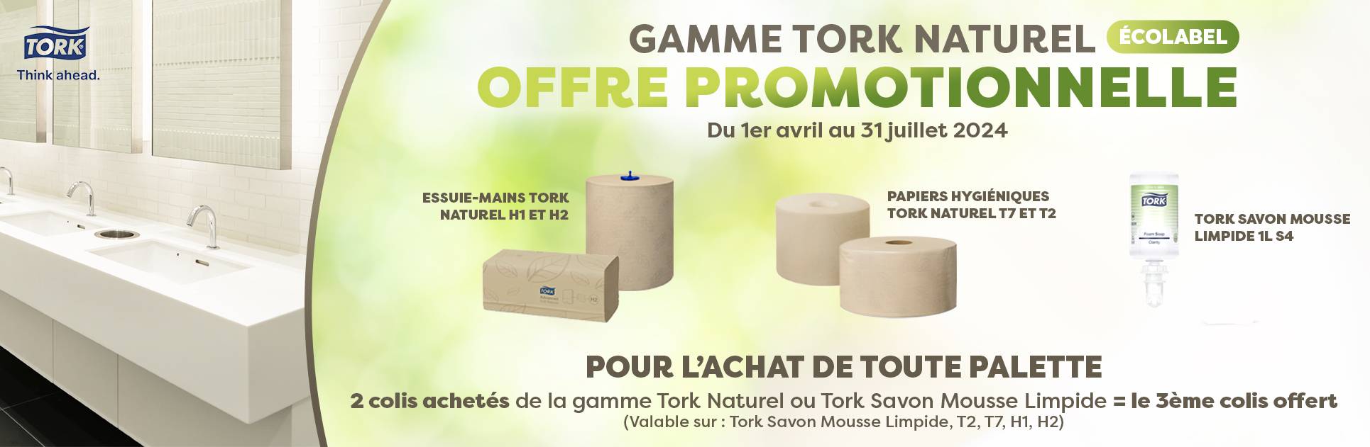 Offre promo Gamme Natural