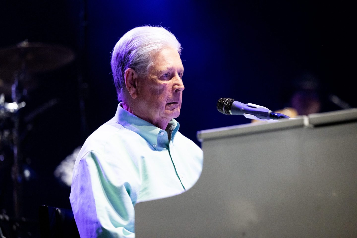 INGLEWOOD, CALIFORNIA &#8211; JUNE 09:  Musician Brian Wilson, founding member of The Beach Boys, performs onstage at The Kia Forum on June 09, 2022 in Inglewood, California. (Photo by Scott Dudelson/Getty Images)