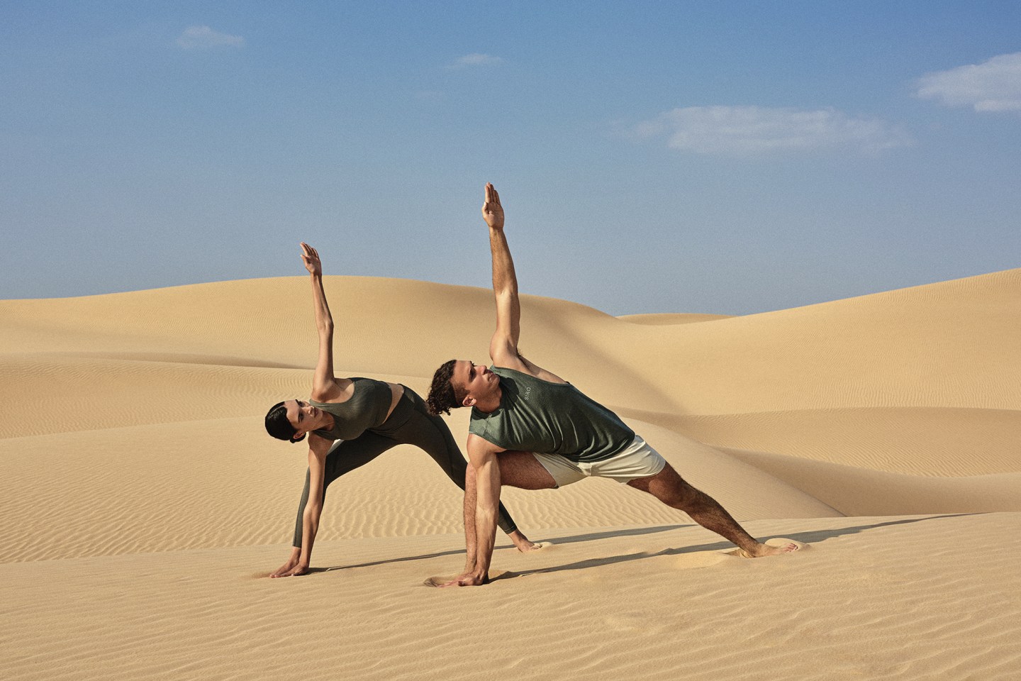 Yoga in the desert. 
Courtesy of SIRO