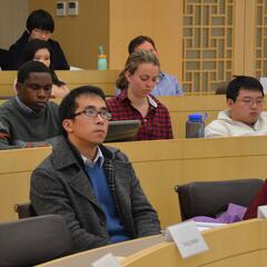 Students and scholars participating at an AHPP workshop at the Stanford Center at Peking University
