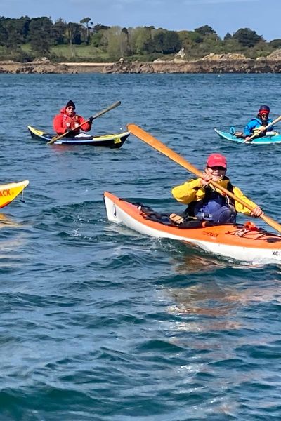 Plus de 200 kayakistes de mer sont réunis toute la semaine à Paimpol pour partager sur leur discipline.