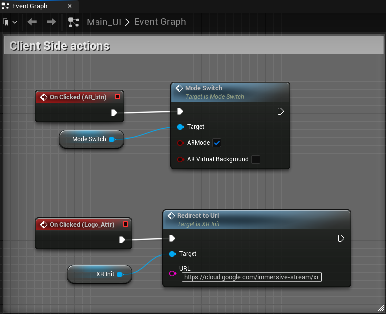 Touch events in Main_UI blueprint