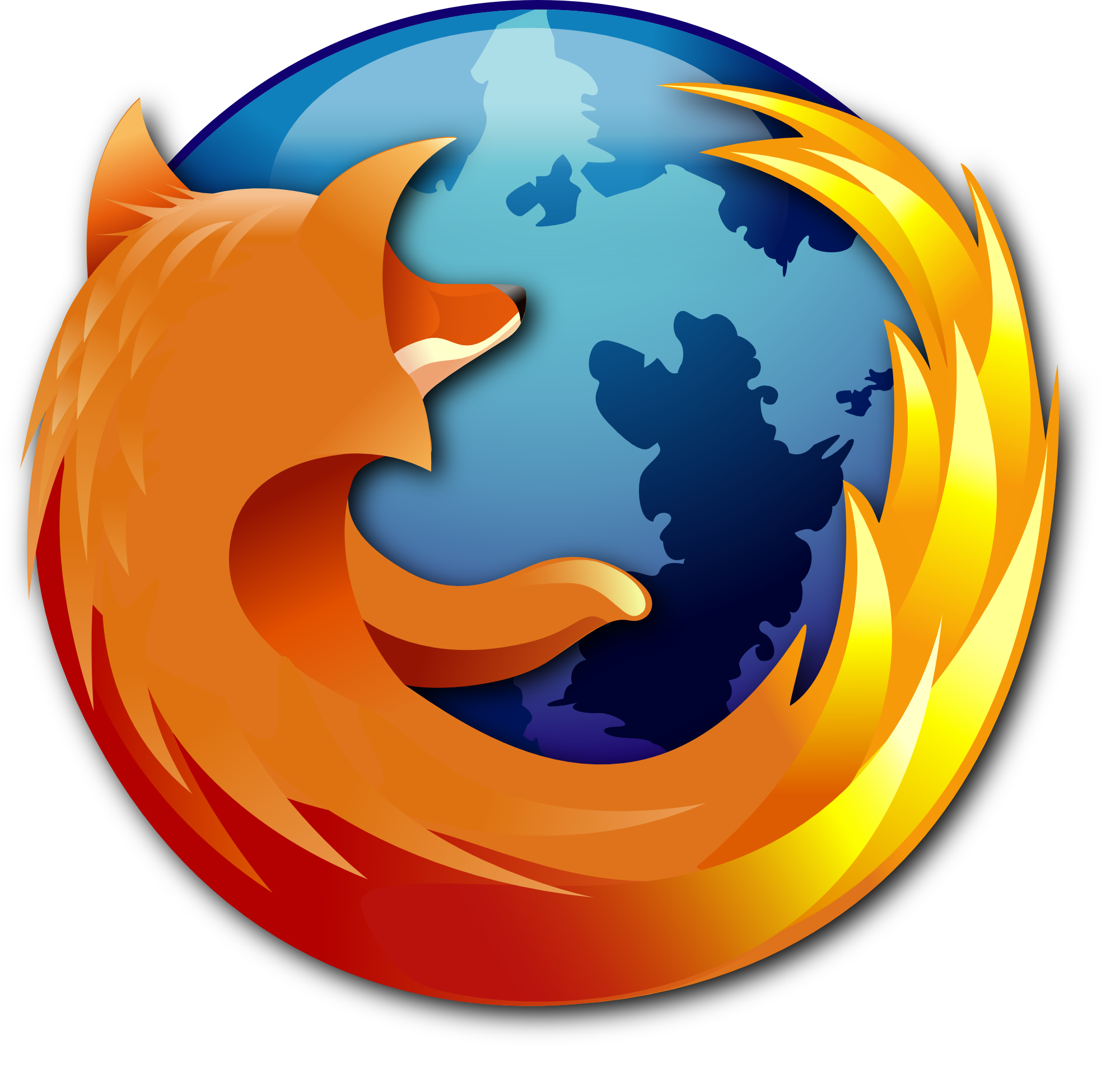 Firefox logo failed to load