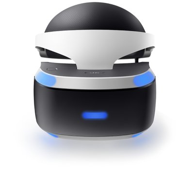 PS VR komplet za glavu prikaz od napred