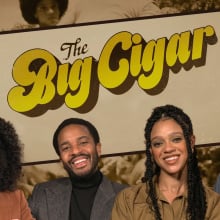 The cast of The Big Cigar