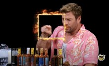 Chris Hemsworth on Hot Ones
