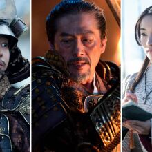 A composite of characters from FX's "Shōgun."