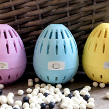 Three ecoeggs in various colors