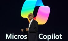 Satya Nadella, chief executive officer of Microsoft Corp., speaks during the company event on AI technologies in Jakarta, Indonesia, on Tuesday, April 30, 2024. 