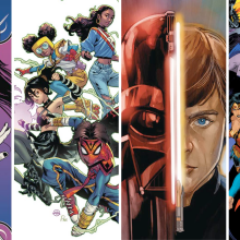 A composite of images from the cover of comics available on Free Comic Book Day 2024.