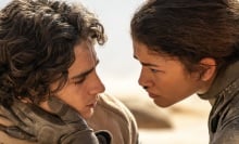 Zendaya and Timothee Chalamet in 'Dune' part one