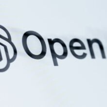 OpenAI logo on the screen of a smartphone