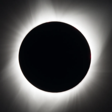 The total solar eclipse as seen from Oregon in August 2017.