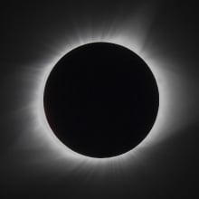 A total solar eclipse professionally photographed in August 2017.