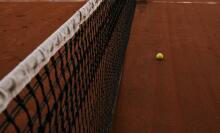 Clay tennis courts