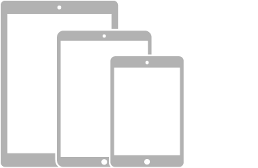 홈 버튼이 있는 세 개의 iPad 모델 그림.
