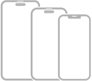 Trije modeli iPhona s funkcijo Face ID.