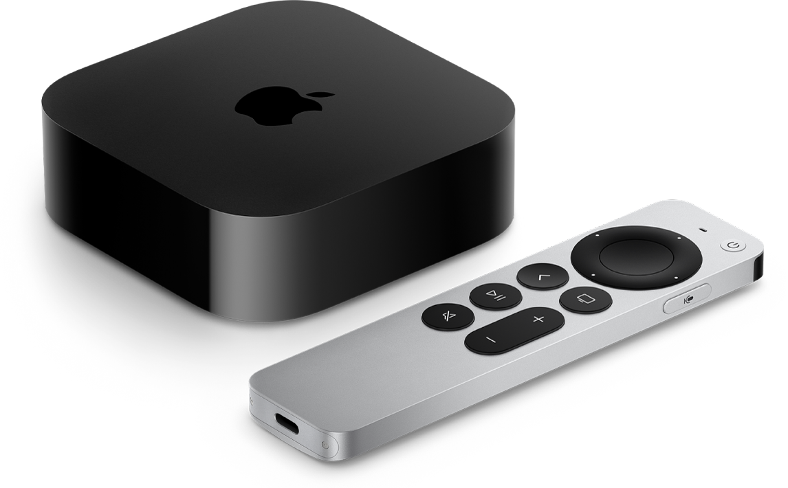 Apple TV a ovladač Siri Remote