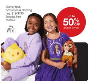 Up to 50% Off Disney Toys, Costumes & Clothing