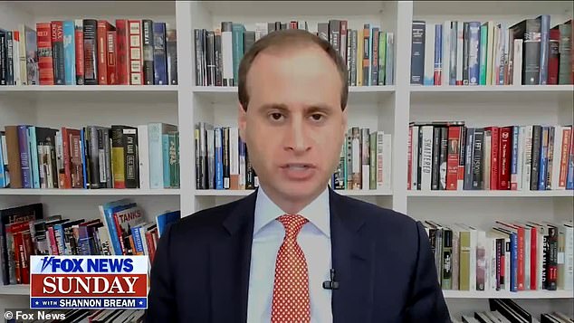 Trump lawyer Will Scharf appearing on Fox News Sunday. He is not representing Trump specifically in the hush money trial but suggested the ex-president will not testify