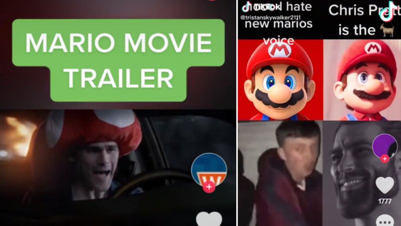 Two Mario Movie memes in the following collection.