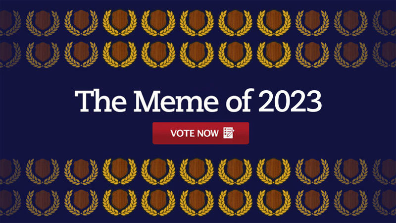 Meme of the year 2023 poll.
