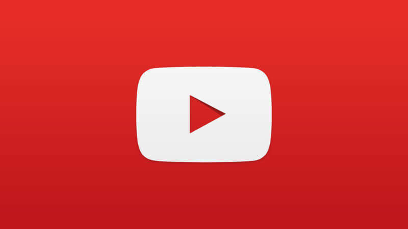 Youtube Red Screen with PLAY button