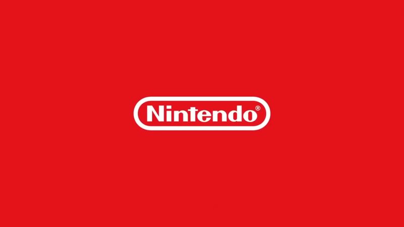 Nintendo company logo white over red