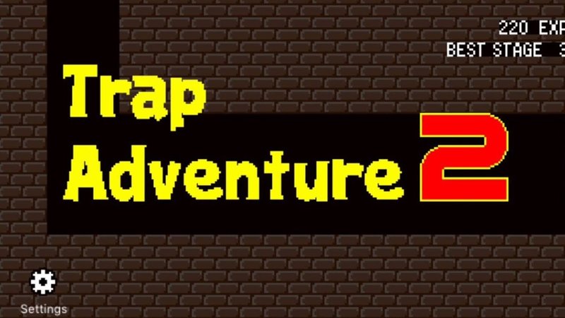 Trap Adventure 2 opening screen