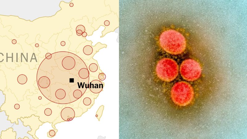 Covid-19 Coronavirus outbreak in Wuhan | Map showing the early sign of the outbreak prior to exploding globally