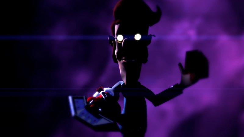 Picture of Hugh Neutron saying "welcome to the shadow realm" from Yu Gi Oh.