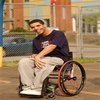Drake as Degrassi character Jimmy in a wheelchair