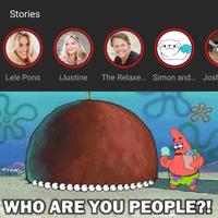 Stories Lele Pons iJustine The Relaxe... Simon and... Jos 跨 WHO ARE YOU PEOPLE?!