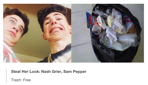 Steal Her Look: Nash Grier, Sam Pepper Trash: Free