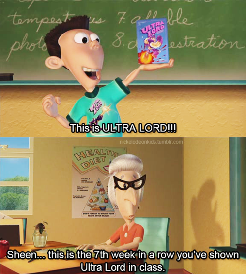 This. is ULTRA LORD!!! nickelodeonkids.tumblr.com Sheen...this is the 7th week in a row youve shown Ultra Lord in class