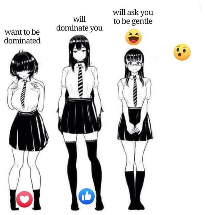 will ask you to be gentle will dominate you want to be dominated