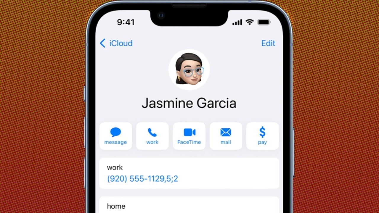 iphone contacts app