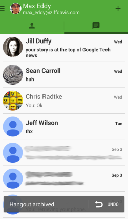 Google Hangouts (for Android)