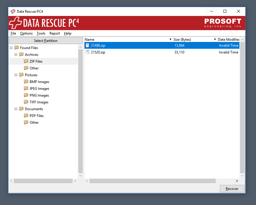 Prosoft Data Rescue PC4 Deep Scan