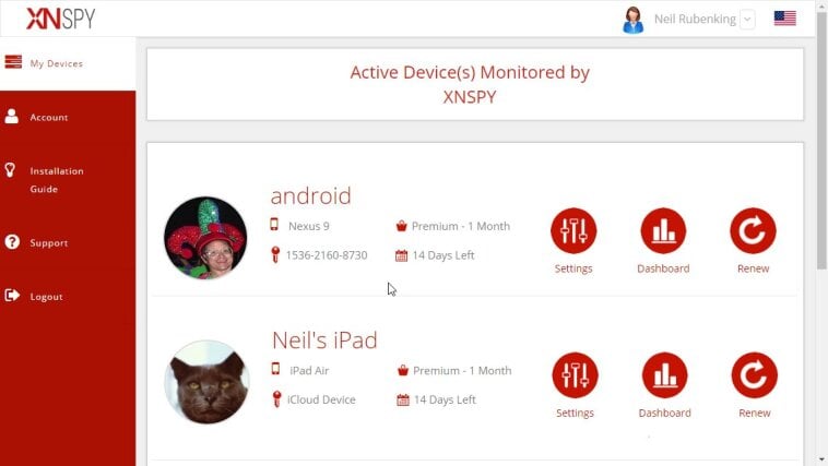 Xnspy (for Android)